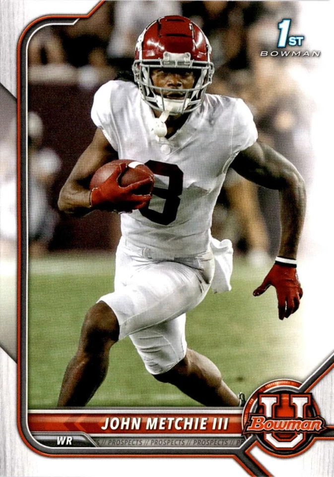 2022 Bowman University NIL Football Trading Cards Base or Inserts Pick From List - Image 1 of 1