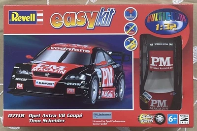 Revell Easykit 1:32 Nr.07118 Opel Astra V8 Coupé Timo Schneider NEU OVP  SlotCar - Bild 1 von 4