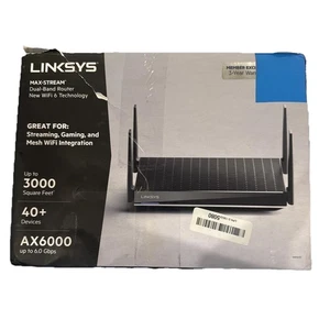 LINKSYS MR9600 Max-Stream AX6000 Dual-Band WiFi 6 Router - Picture 1 of 8