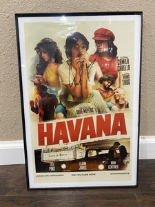 Camila Cabello Autographed Havana Poster Hand Signed & Framed - Picture 1 of 11