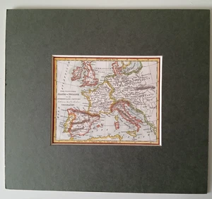 Map "The Principal States of Europe” Engraved by Fenner Pub. by Jos. Thomas 1835 - Picture 1 of 7