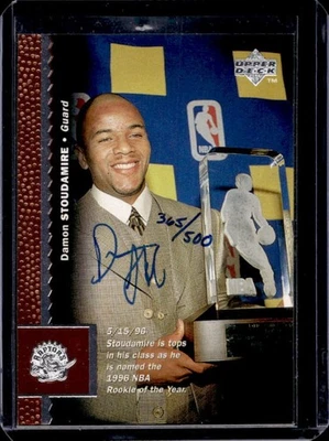 Damon Stoudamire 1996-97 cubierta superior automático #/500 Raptors Foto 1 de 2