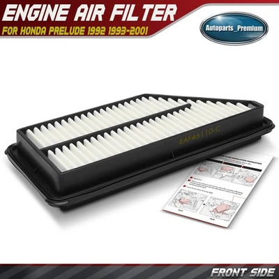 Filtro de aire del motor para Honda Prelude 1992-2001 naturalmente aspirado 17220P13000 Foto 1 de 4