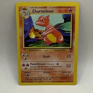 Charmeleon 35/130 Pokemon Card Base Set 2 Uncommon - HP DMG Collectible Card - Picture 1 of 2