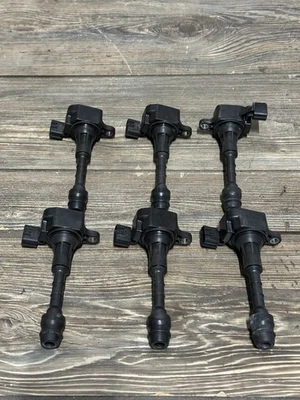 6 Ignition Coil 2004 2005 2006 Nissan 350Z Infiniti G35 M35 FX35 Hitachi - Image 1 of 4