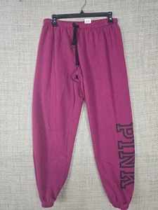 Pink Victoria's Secret Jogginghose Lila Medium M Kordelzug - Bild 1 von 9