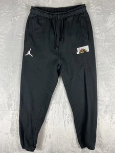 NIKE AIR JORDAN JOGGERS Men’s Medium SPORT DNA FLEECE BLACK PANTS DV7760-010 - Picture 1 of 9