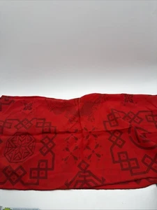 Red Clot X Polo Ralph Lauren Silk Square Scarf 100% Silk   68cmx68cm - Picture 1 of 7