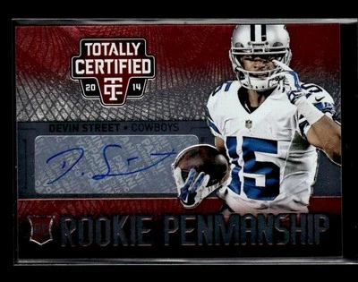 2014 Panini Totally Certified #RP-DS Devin Street Rookie Penmanship Red AUTO - Image 1 of 2