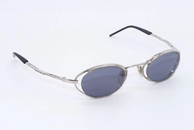 NEW CAVIAR M 8563 29 SILVER BLACK AUTHENTIC FRAMES SUNGLASSES 44-19 - Image 1 of 4