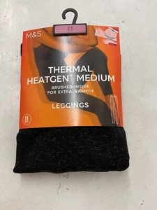Ex Thermal Heatgen Medium Leggings Brushed Inside For Extra Warmth Size 18 - Picture 1 of 10