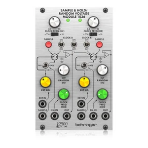 Behringer SAMPLE & HOLD/RANDOM VOLTAGE MODULE 1036 Silver Analog Synthesizer NEW - Picture 1 of 3