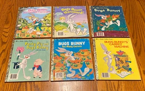 Lot Of 6 Bugs Bunny Little Golden Books - Good Condition - Picture 1 of 10