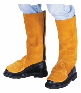 Tillman Bourbon Brown Side Split Cowhide Spats/Leggings - Picture 1 of 1