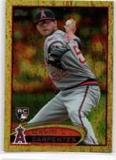 2012 Topps Update US321 David Carpenter Los Angeles Angels    Gold Sparkle 53