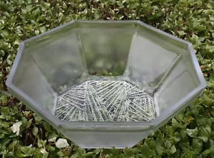 Mikasa Rare Crystal Angles 10" Octagon Serving Centerpiece Bowl Dinnerware - Picture 1 of 24