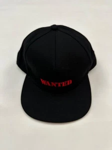 TRUKFIT WANTED Logo Adjustable Snapback Hat Cap Black One Size - Picture 1 of 6