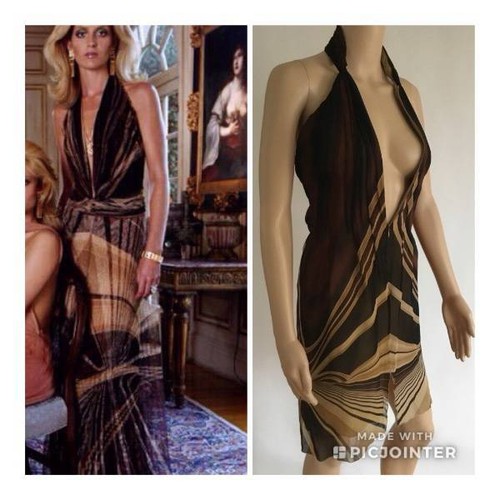 ABITO CON SCOLLO SEXY GIANNI VERSACE TAGLIA IT 38