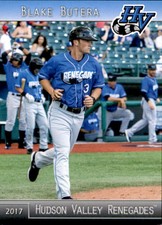 2017 Hudson Valley Renegades Grandstand #4 Blake Butera Tulane Baseball Card