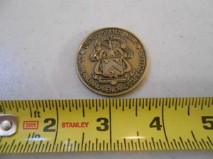 RARE US ARMY GENERAL STAFF COLLEGE CSI COMBAT STUDIES  MILITARY CHALLENGE COIN - Picture 1 of 3
