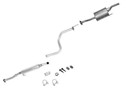 Fits 1996-2000 HONDA Civic 1.6L CX DX 3 Door Hatch Muffler Exhaust Pipe System - Image 1 of 4