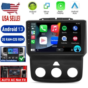 9'' Android 13 Carplay Radio Stereo GPS For Dodge Ram 1500 2500 3500 2013-18 32G - Bild 1 von 22