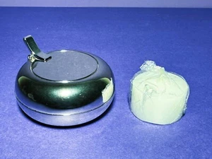Vintage Silver Pottery Barn Round Travel Candle Holder w Lid - Tea Light Votive - Picture 1 of 4