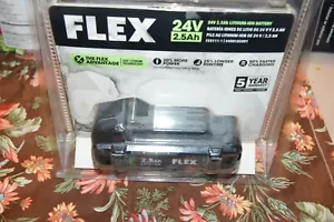 FLEX 24V 2.4AH LITIUM-ION BATTERY - Picture 1 of 5