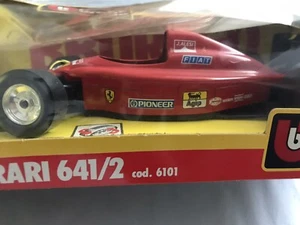 Burago scala 1:24 6101 Ferrari 641/2 J.Alesi #27 Formula 1 Replica pressofusa in scatola - Foto 1 di 4
