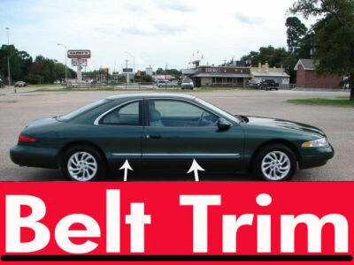 Kit de molduras laterales de carrocería cromada flexible para Lincoln MARK VIII 8 1993-1998 Foto 1 de 4