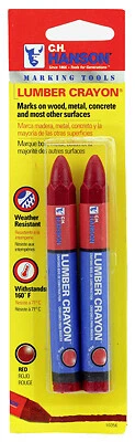 Lumber Crayon, Red, 2-Pk. - Image 1 of 1