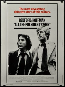 All The President's Men 1976 Original 30x40 Filmplakat Robert Redford Watergate - Bild 1 von 1