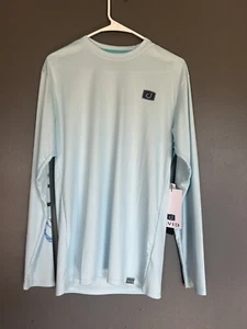 Legend AVIDry UPF Performance LS Fishing T Shirt - Size S - Ice Blue - Picture 1 of 6