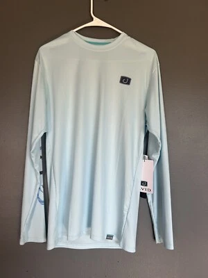 Camiseta de pesca Legend AVIDry UPF Performance LS - Talla S - Azul hielo Foto 1 de 4