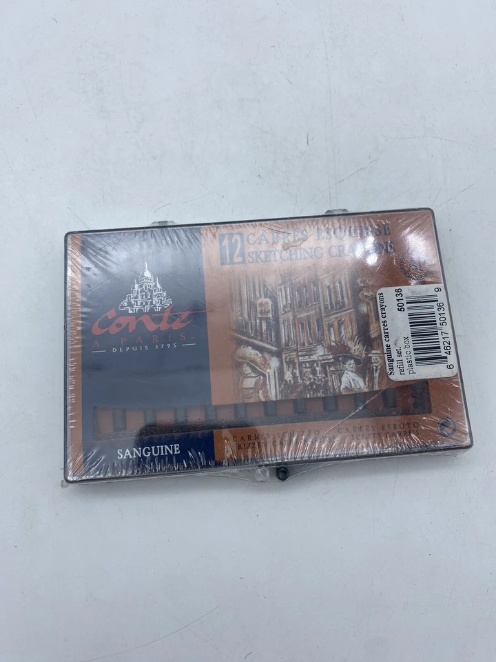 Juego de lápices de colores Conte Carres - 12 x Juego de recargas Sanguine Carres Foto 1 de 1