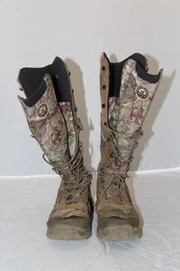 17" Irish Setter Scent Ban Snake Boots Stock #2875 Size 9.5 EUC - Picture 1 of 15