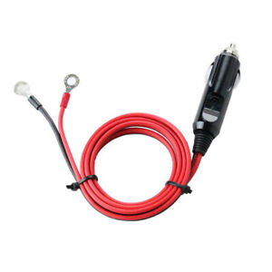 12 Volt Heavy Duty 15A Male Plug Cigarette Lighter Adapter Power Cord 50cm/11.8