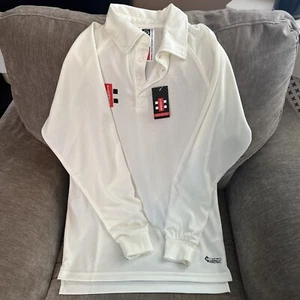 Gray-Nicolls Cricket Shirt Pro Performance L/S - Cream - Size: XS - Picture 1 of 5