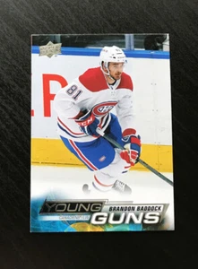 2022-23 Upper Deck Young Guns #460 Brandon Baddock Rookie Montreal Canadiens RC - Picture 1 of 2