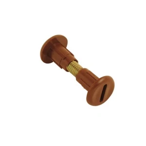 10 X Marron Interscrew Pour Plans de Travail Et Meuble 40mm X 52mm - New - Imagen 1 de 1