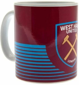 West Ham FC Mug / Cup  - Linear 11 oz Football Gift Officially Licensed - Picture 1 of 5