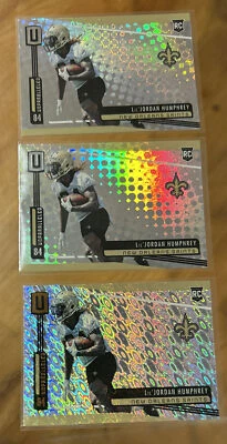 3 x Lot 2019 Panini Unparalleled Lil'Jordan Humphrey Flight +2 Rookie Denver RC - Image 1 of 2