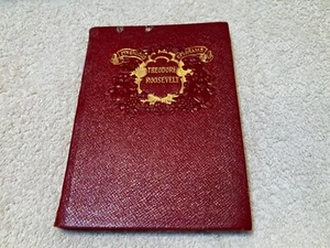 Strenuous Epigrams Theodore Roosevelt 1904 First Edition Red Cover Gilt Edge - Picture 1 of 11