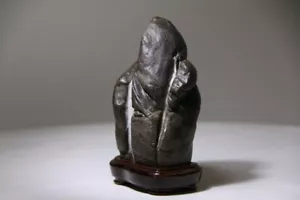 "PIEDRA BONSEKI JAPONESA 13cm/5.11" CASCADA JAPÓN BONSAI ANTIGUO Suiseki 948c - Imagen 1 de 10