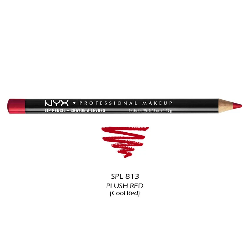 NYX Slim Lip Liner Pencil Spl813 Plush Red