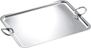 Christofle Vertigo Silver Plated Large Serving Tray with handles Brand New - Picture 1 of 1