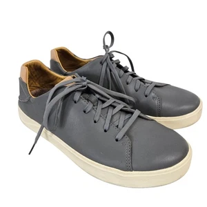 Mens Olukai Lae'ahi li 'ili Low Top Sneakers Stone Grey US Size 9.5/42.5 Shoes - Picture 1 of 8