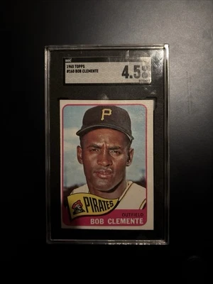 1965 Topps Baseball Roberto Clemente #160 SGC 4.5 PIRATES VG-EX+ HOF - Image 1 of 2