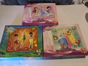 2007 Disney Prinzessin Puzzle 63 Teile Alter 5+ - Menge 3 - Bild 1 von 5