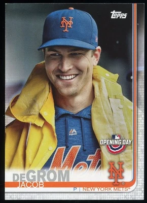 Jacob DeGrom 2019 Topps Opening Day #150 Image Variation Short Print SP SSP Mets - Image 1 of 2